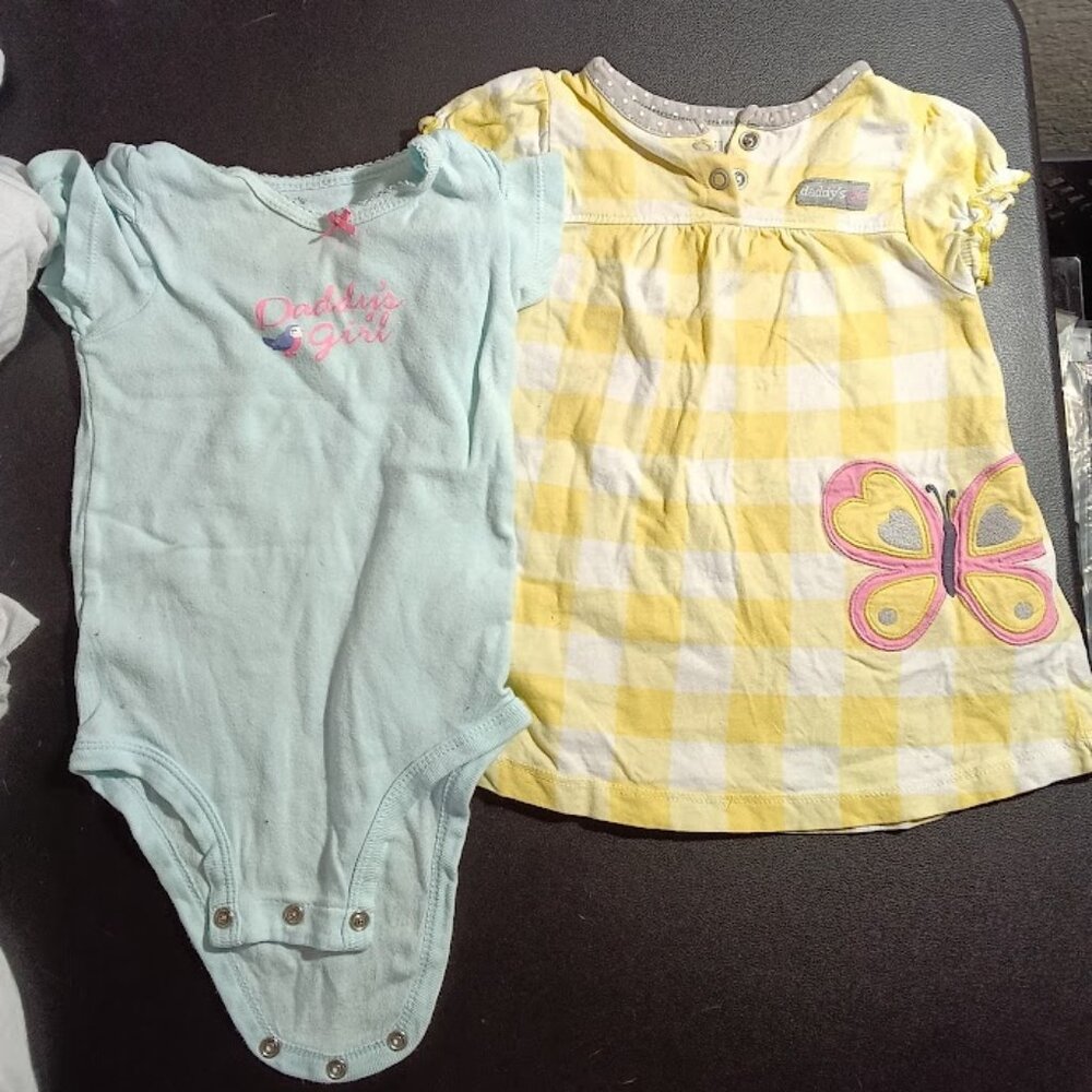 Carter's 9M 1 piece and Dress "Daddy's Girl"